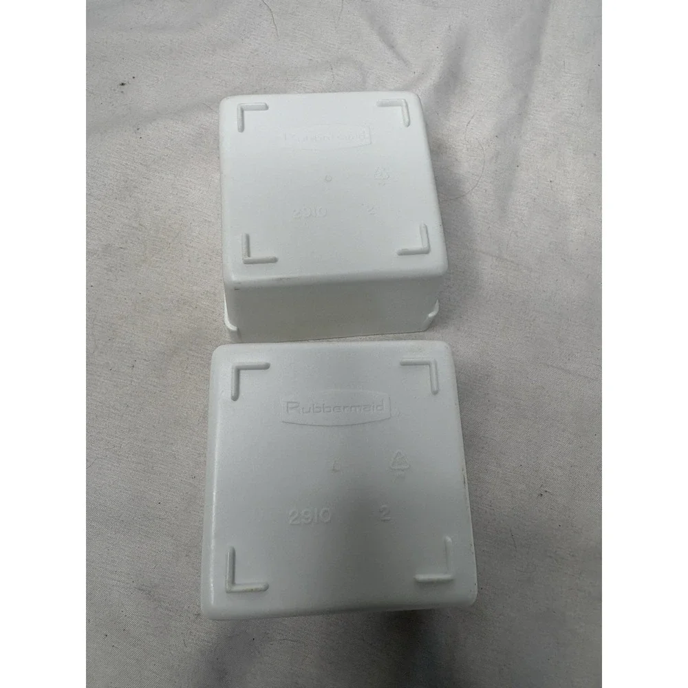 Vtg Rubbermaid Drawer Organizers Lot Of 11 White Interlocking 2910 2915 2916